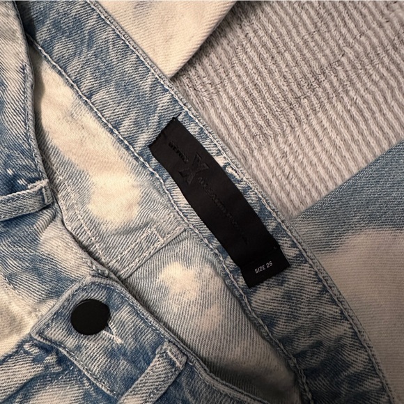 NWT Alexander Wang High Rise Straight Leg Cropped Denim Size 26 - Picture 12 of 13